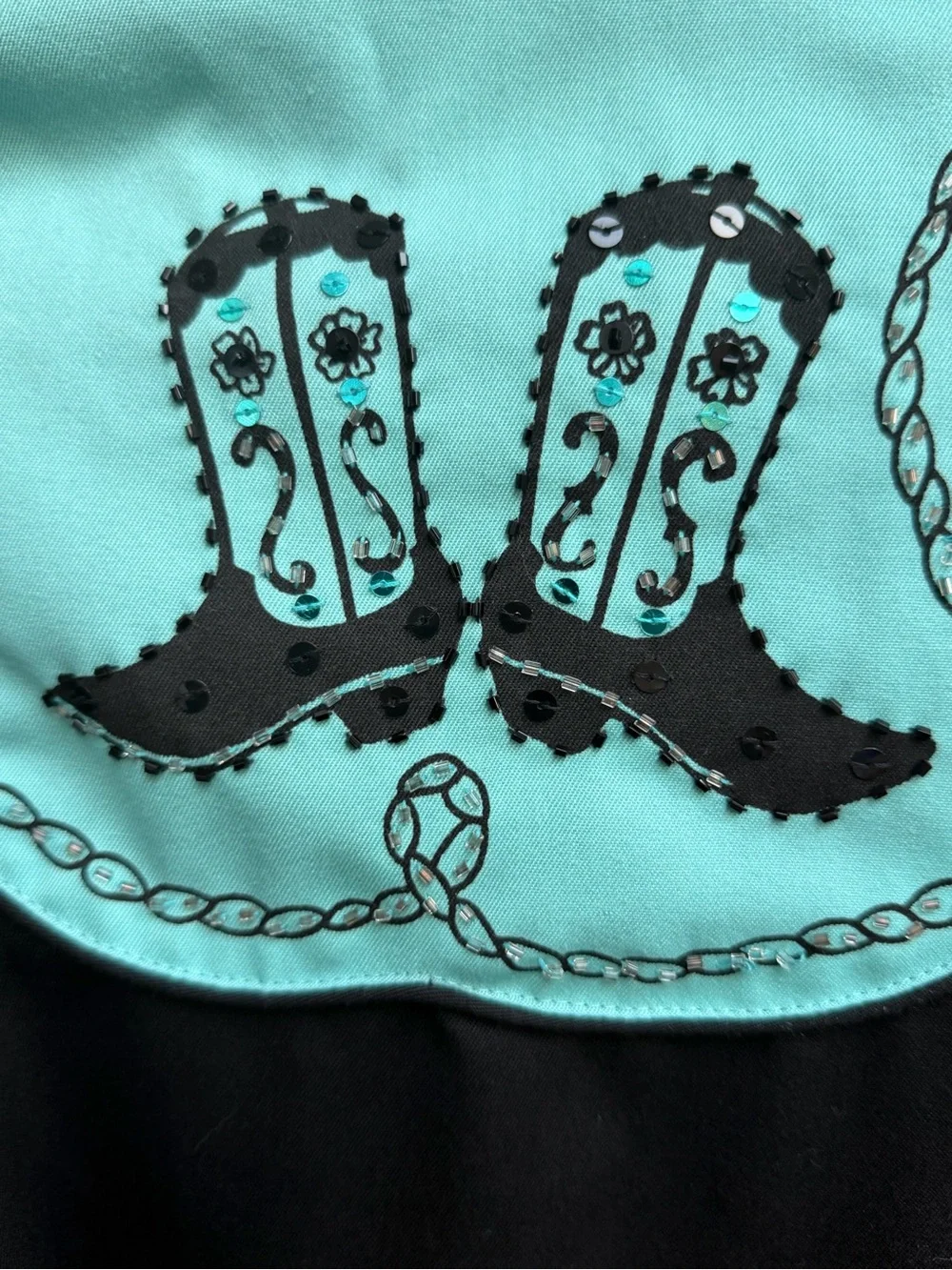 Scully black turquoise